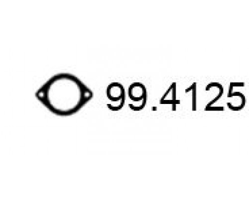 99.4125 ASSO Прокладка глушителя 99.4125 ASSO Прокладка глушителя