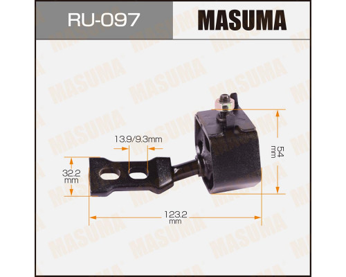 RU-097 Masuma Отбойник глушителя для Toyota Corolla E10 1992-1997