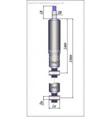 43002P PAAZ Амортизатор передний