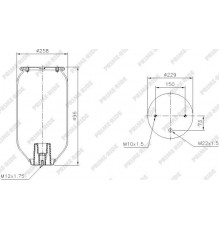 1R12-748 Prime-Ride Воздушная подушка (опора пневматическая)