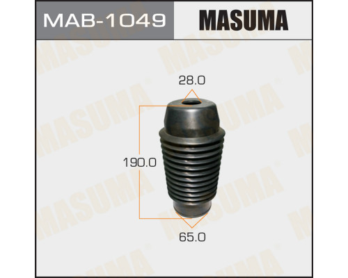 MAB-1049 Masuma Пыльник переднего амортизатора для Mazda MPV II (LW) 1999-2006