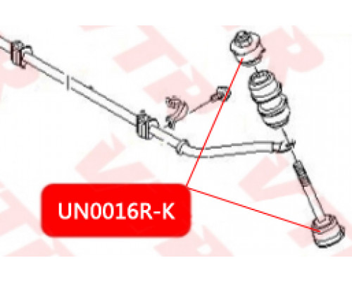 UN0016R-K VTR Р/к стойки заднего стабилизатора