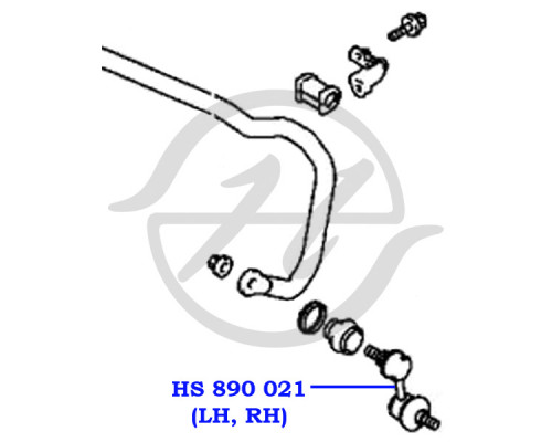 HS890021 Hanse Стойка заднего стабилизатора
