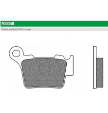 FD0348SD Newfren Колодки тормозные мото