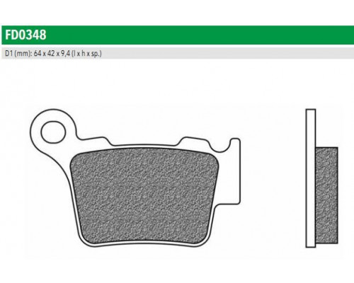 FD0348SD Newfren Колодки тормозные мото