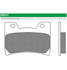 FD0191BT Newfren Колодки тормозные мото