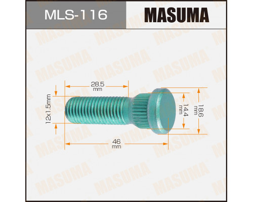 MLS-116 Masuma Шпилька колеса