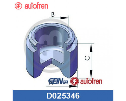 D025346 Seinsa/autofren Поршень переднего суппорта