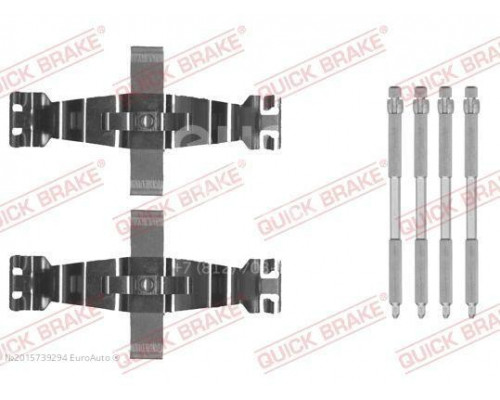 109-0022 Quick Brake Установочный к-кт передних колодок