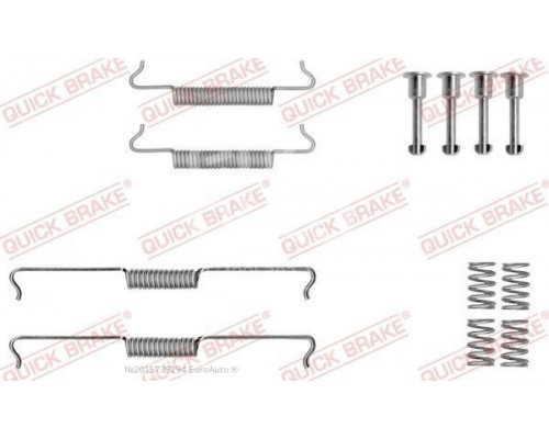 105-0041 Quick Brake Установочный к-кт колодок ручного тормоза