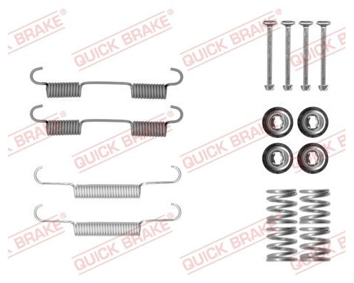 105-0896 Quick Brake Установочный к-кт колодок ручного тормоза