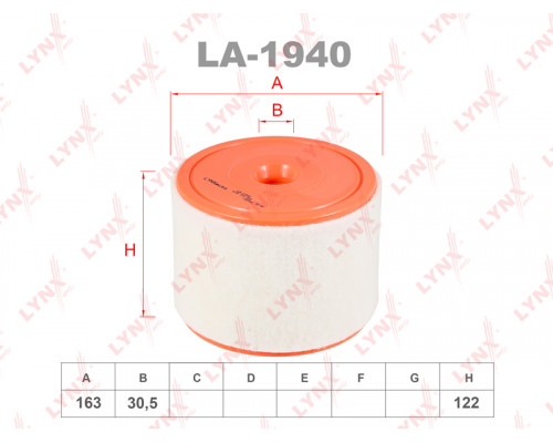 LA-1940 Lynx Фильтр воздушный