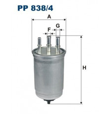 PP838/4 Filtron Фильтр топливный