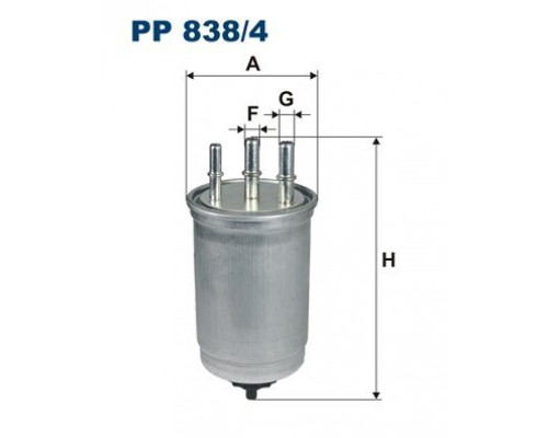 PP838/4 Filtron Фильтр топливный