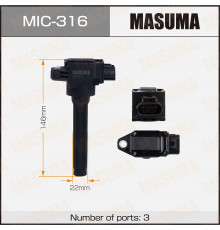 MIC-316 Masuma Катушка зажигания для Mitsubishi Outlander (GF) 2012>