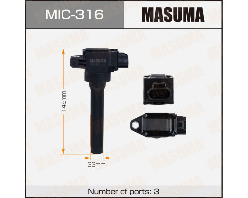 MIC-316 Masuma Катушка зажигания для Mitsubishi Outlander (GF) 2012>