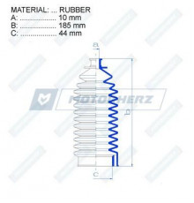 RDZ0170MG Motorherz Пыльник тяги с г/у