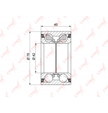 WB-1335 Lynx Подшипник ступицы (к-кт)