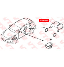 NI2116BS VTR Датчик ABS задний правый
