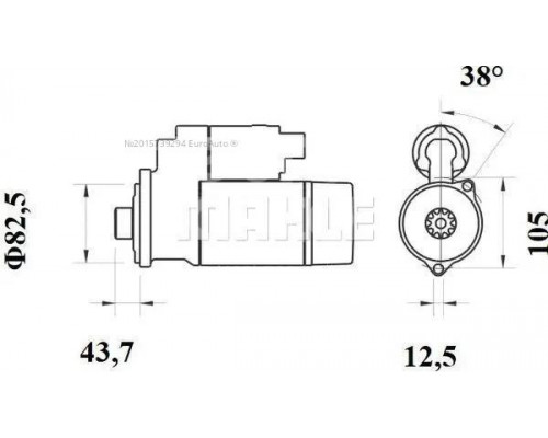 MS432 Mahle / Knecht Стартер