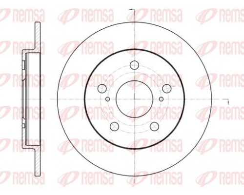 61074.00 Remsa Диск тормозной задний
