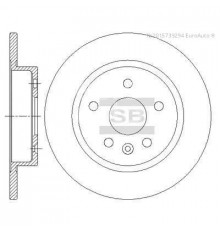 SD3044 HI-Q Диск тормозной задний