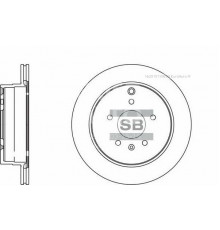 SD3039 HI-Q Диск тормозной задний