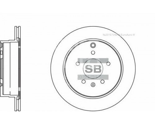 SD3039 HI-Q Диск тормозной задний