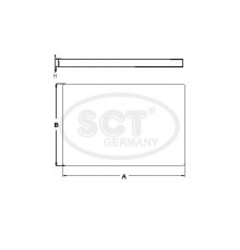 SA1208 SCT Germany Фильтр салона