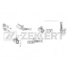 SE-6009 Zekkert Датчик ABS задний левый