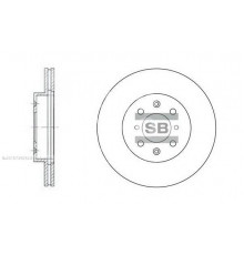 SD4105 HI-Q Диск тормозной передний вентилируемый