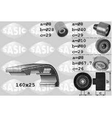 1756068 Sasic Ремень ГРМ к-кт