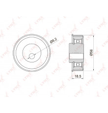 PB-1037 Lynx Ролик-натяжитель ремня ГРМ
