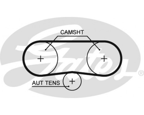 5516XS Gates Ремень ГРМ