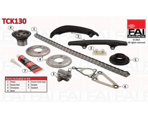 TCK130 FAI AutoParts  Цепь ГРМ к-кт для Peugeot Boxer 250 2006>