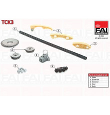 TCK3 FAI AutoParts  Цепь ГРМ к-кт