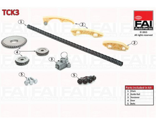 TCK3 FAI AutoParts  Цепь ГРМ к-кт