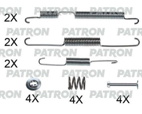 PSRK0252 Patron Установочный к-кт задних колодок