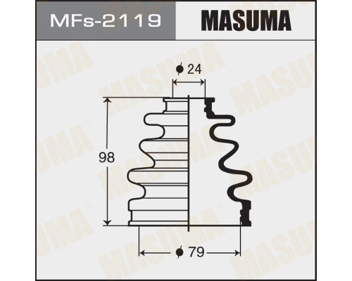 MFS-2119 Masuma Пыльник ШРУСа наружного пер