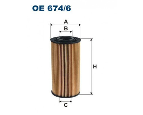 OE674/6 Filtron Фильтр масляный