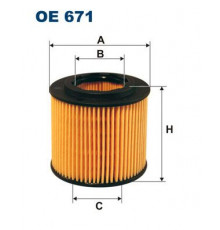 OE671 Filtron Фильтр масляный