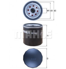 OC1051 Mahle / Knecht Фильтр масляный