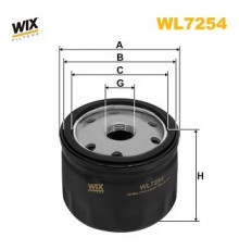 WL7254 WIX Фильтр масляный