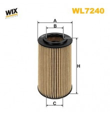 WL7240 WIX Фильтр масляный