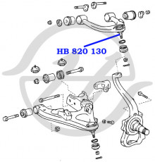 HB820130 Hanse Опора шаровая верхняя передней подвески