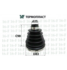 SS-3018 16F Пыльник ШРУСа (к-кт)