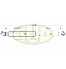 GGS020267 G.U.D Амортизатор двери багажника для Ford Focus I 1998-2005