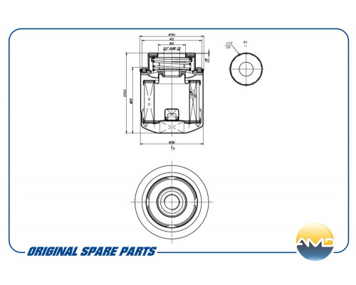 AMD.FL718 AMD Фильтр масляный