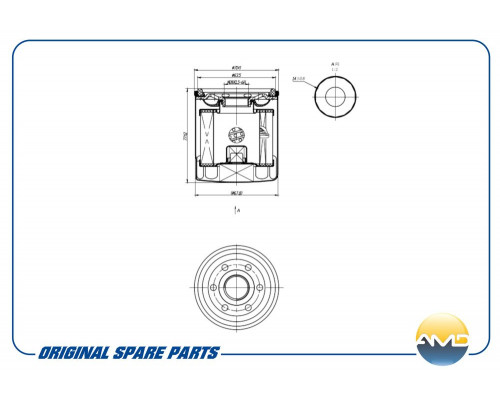 AMD.FL132 AMD Фильтр масляный