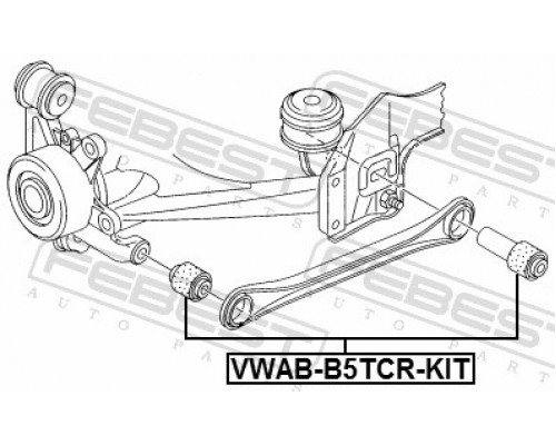 VWAB-B5TCR-KIT FEBEST Сайлентблок задней поперечной тяги